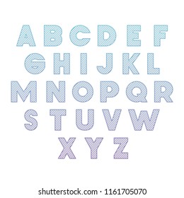 alphabet type font icons