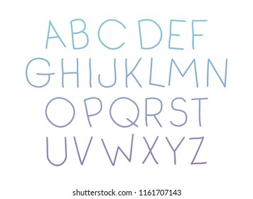alphabet type font icons
