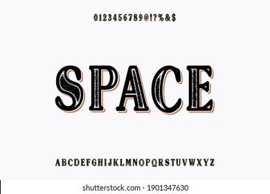  alphabet typeface vector design, alphabet font, gray style