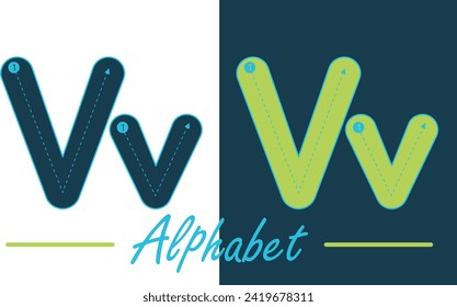 Alphabet typescript English letter design