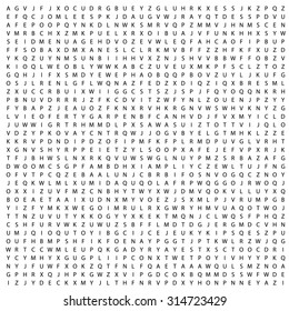 Alphabet uppercase characters vector illustration