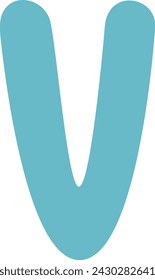 Alphabet V so cute for your design.