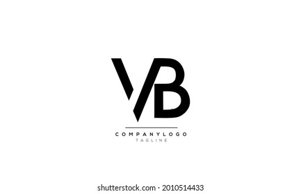 Alphabet Vb Bv Initial Letter Monogram Stock Vector (Royalty Free ...