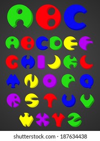 Alphabet. Vector