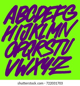 Alphabet. Vector background. Design for scketchbook's cover, pillow, t-shirts and other