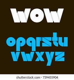 Alphabet vector font. Letters for logo. Set of alphabet letters. vector font type. 