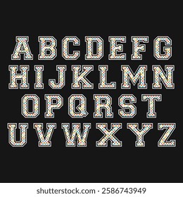 Alphabet Vector Font A to Z