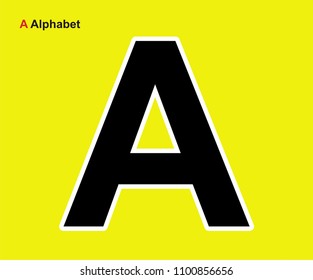 A Alphabet Vector Icon