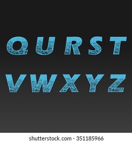 alphabet. Vector illustration