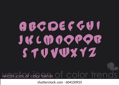 alphabet vector illustration.