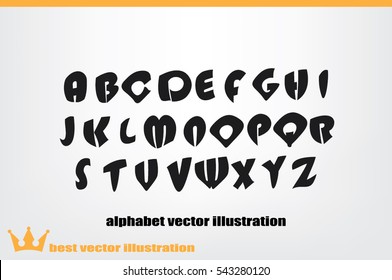 alphabet vector illustration eps10.