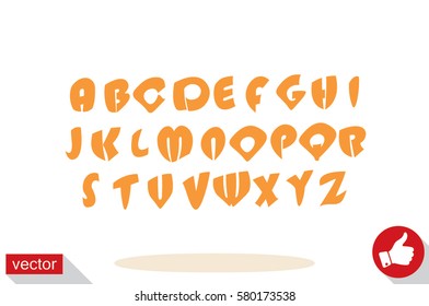 alphabet vector illustration eps10.