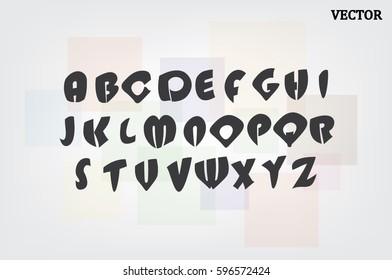 alphabet vector illustration eps10.