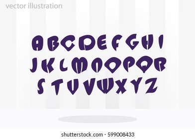 alphabet vector illustration eps10.