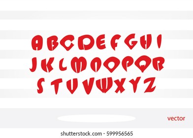 alphabet vector illustration eps10.