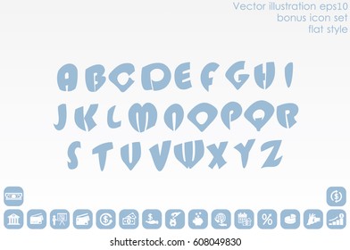 alphabet vector illustration eps10.