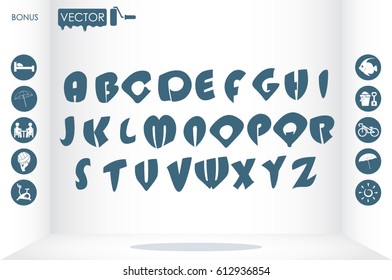 alphabet vector illustration eps10.