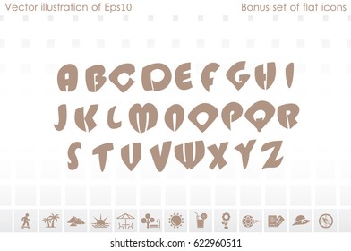 alphabet vector illustration eps10.
