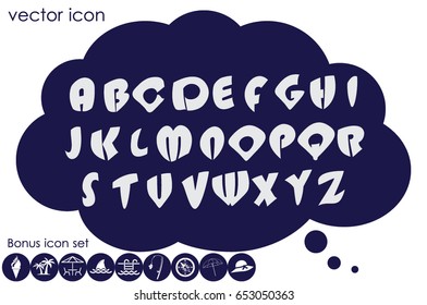 alphabet vector illustration eps10.