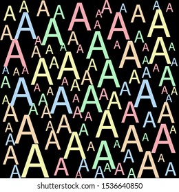 alphabet vector pattern. background design
