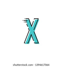 Alphabet vector template. Design for poster, banner or print. Design for your project.
