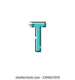Alphabet vector template. Design for poster, banner or print. Design for your project.