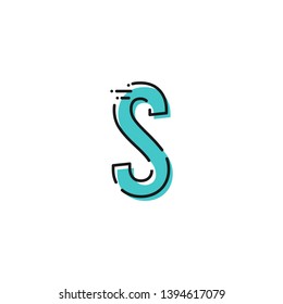 Alphabet vector template. Design for poster, banner or print. Design for your project.