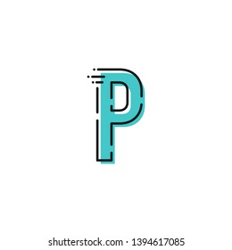 Alphabet vector template. Design for poster, banner or print. Design for your project.