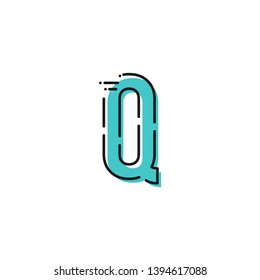 Alphabet vector template. Design for poster, banner or print. Design for your project.