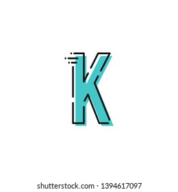 Alphabet vector template. Design for poster, banner or print. Design for your project.