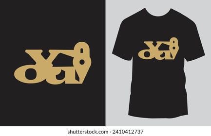 El diseño de camisetas del vector del alfabeto