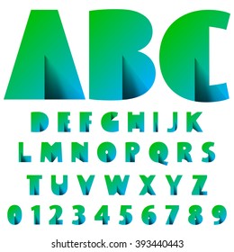 Alphabet Vector Typography Set Editable