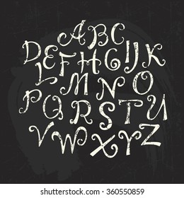 alphabet vector writing expressive writing fingers drawn letters white nails hand latin black paint stroke drawn mark iconic printing offset index writing part manuscript handwriting marker letters ex