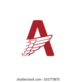 Alphabet Wing Logo Vol 2 Vector