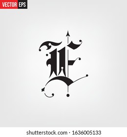 Alphabet Word E Typography fonts regular vector illustration
