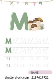 Alphabet-Arbeitsblatt. Alphabet Aktivität für Vorschulen und Kindergarten A-Z. Handschriftenheft für Kinder