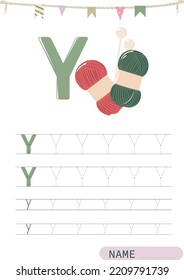 Alphabet Worksheet. Alphabet activity for pre schoolers and kindergarten A-Z. Handwriting workbook for children