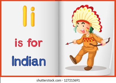 Alphabet worksheet for the letter I