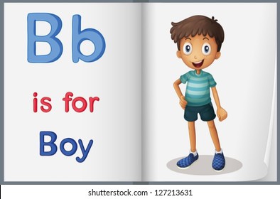Alphabet worksheet for the letter B