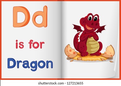 Alphabet worksheet for the letter D
