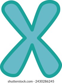 Alphabet X so cute for your design.