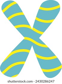 Alphabet X so cute for your design.