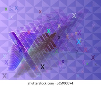 Alphabet X elements idea