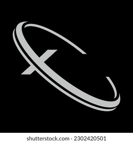 Plantilla de vector de diseño de logotipo inicial de letra de alfabeto X