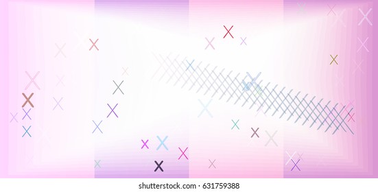 Alphabet X pattern art