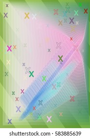 Alphabet X vector texture