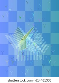 Alphabet Y art vector