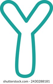 Alphabet Y so cute for your design.