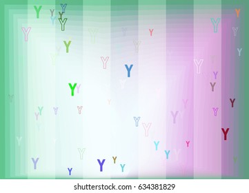 Alphabet Y icon vector
