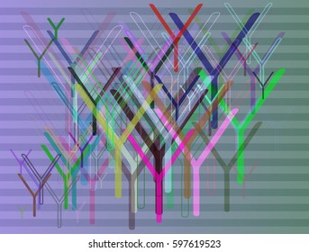 Alphabet Y idea art
